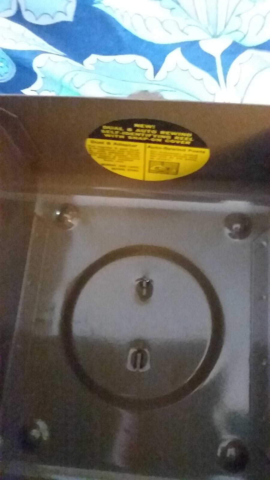 Vintage Super 8 Dual 8 Metal Storage File Box Container + 4 reels Prop