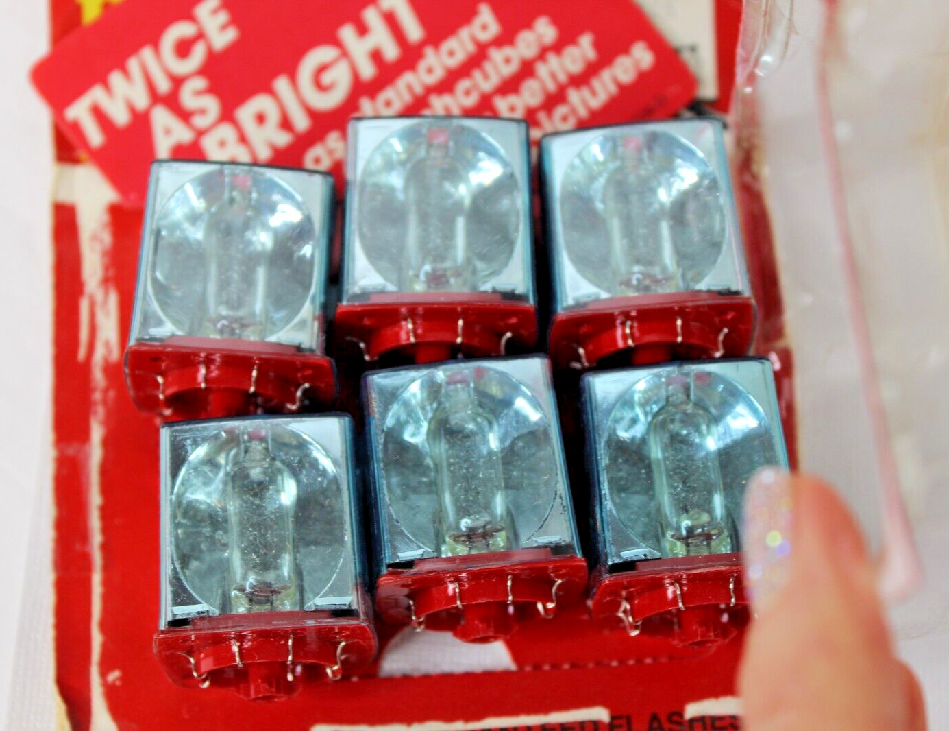 Lot 9 Vintage Flashcubes – In Packages -GE Hi-Power Norelco More