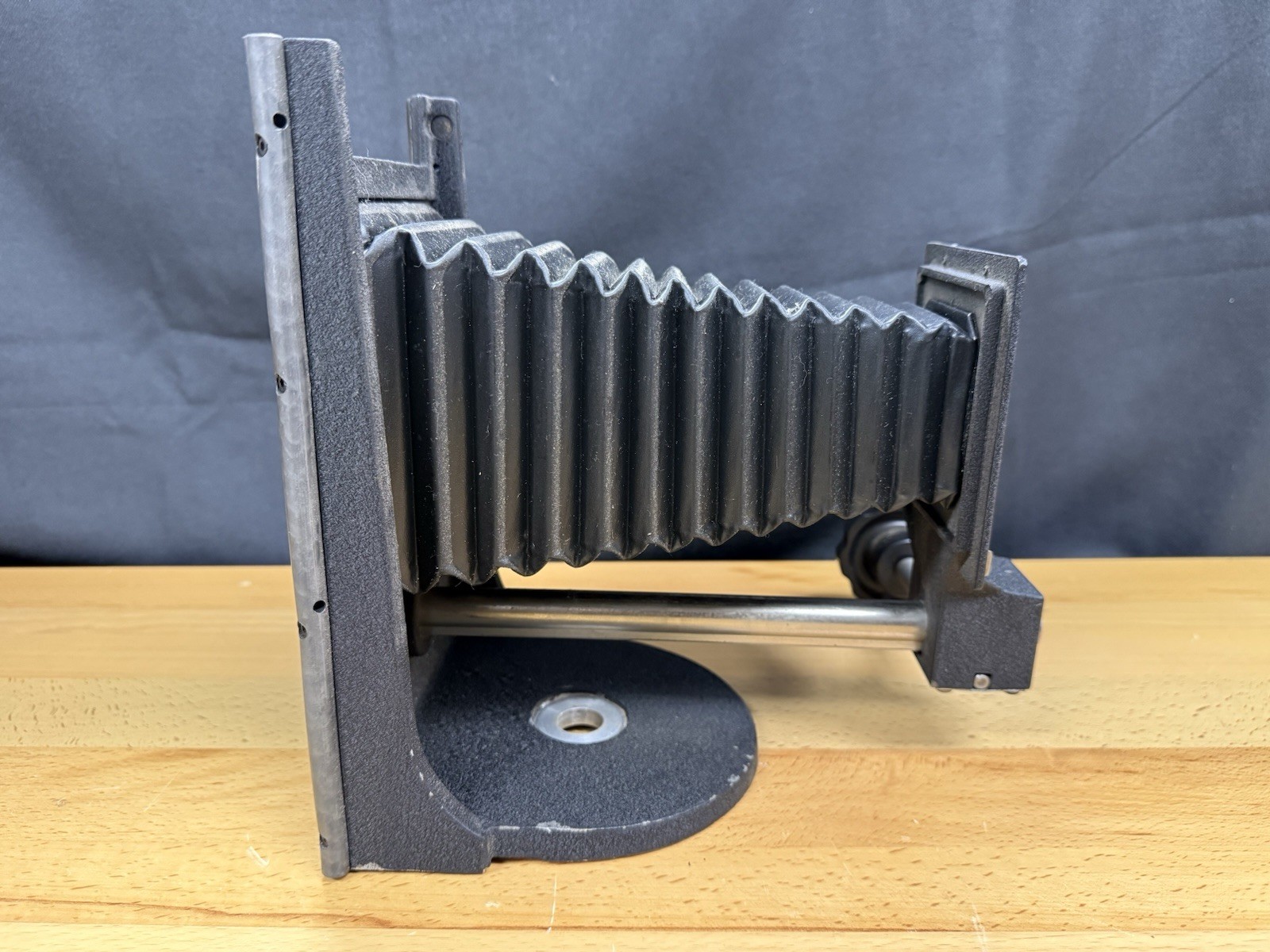 Vintage Large Format Camera Bellows Extension Rail Copy Stand Attachment