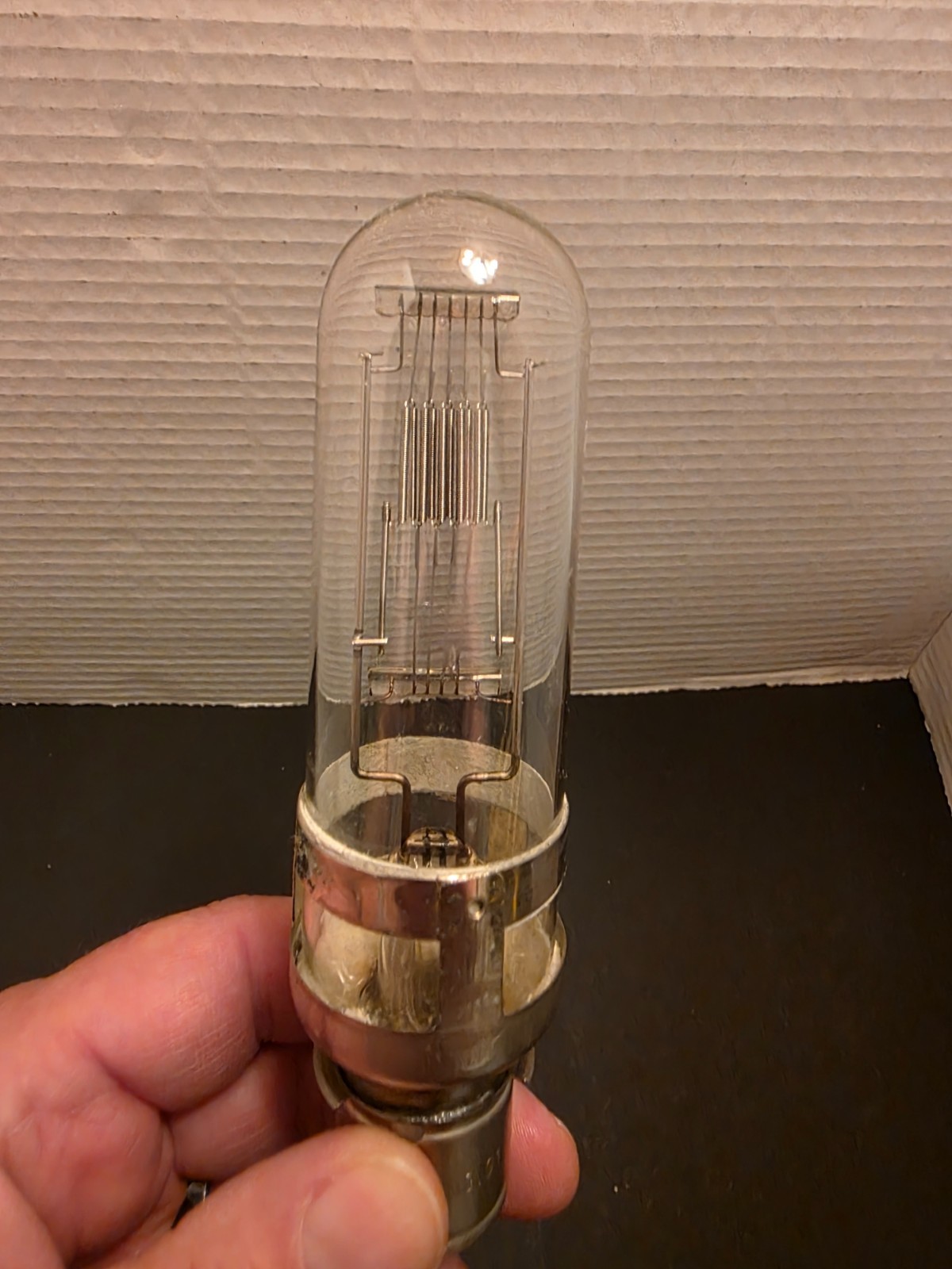 Vintage Mazda Projector Lamp A-E-I England Base Up Burning 240V NOS