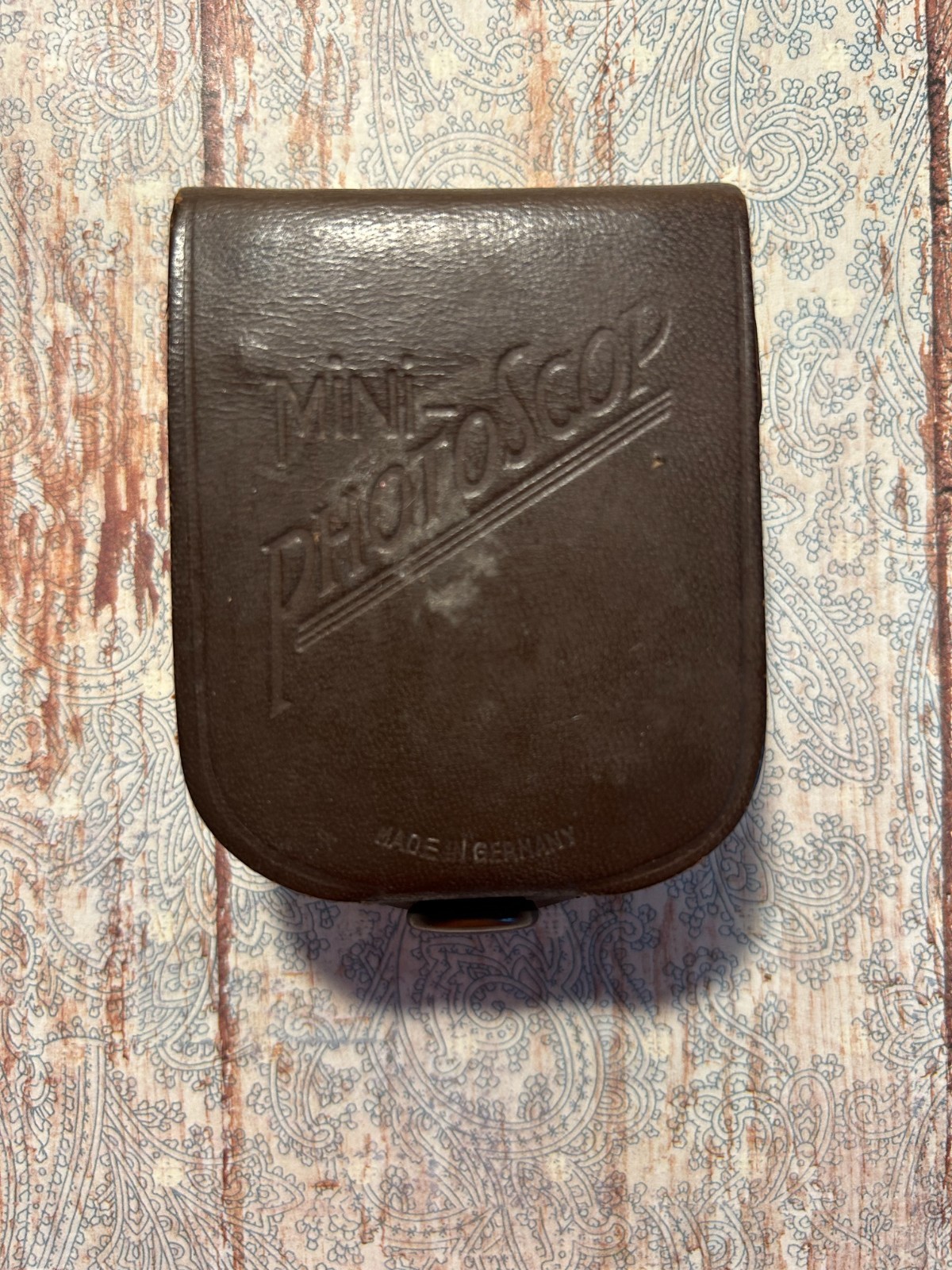 Vintage Mini Photoscop Made in Germany with Leather Case