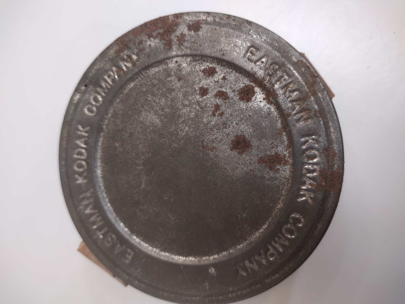 Vintage Eastman Kodak Co. Metal Reel Tin Empty Spectrum Analysis Film 5376 No 1