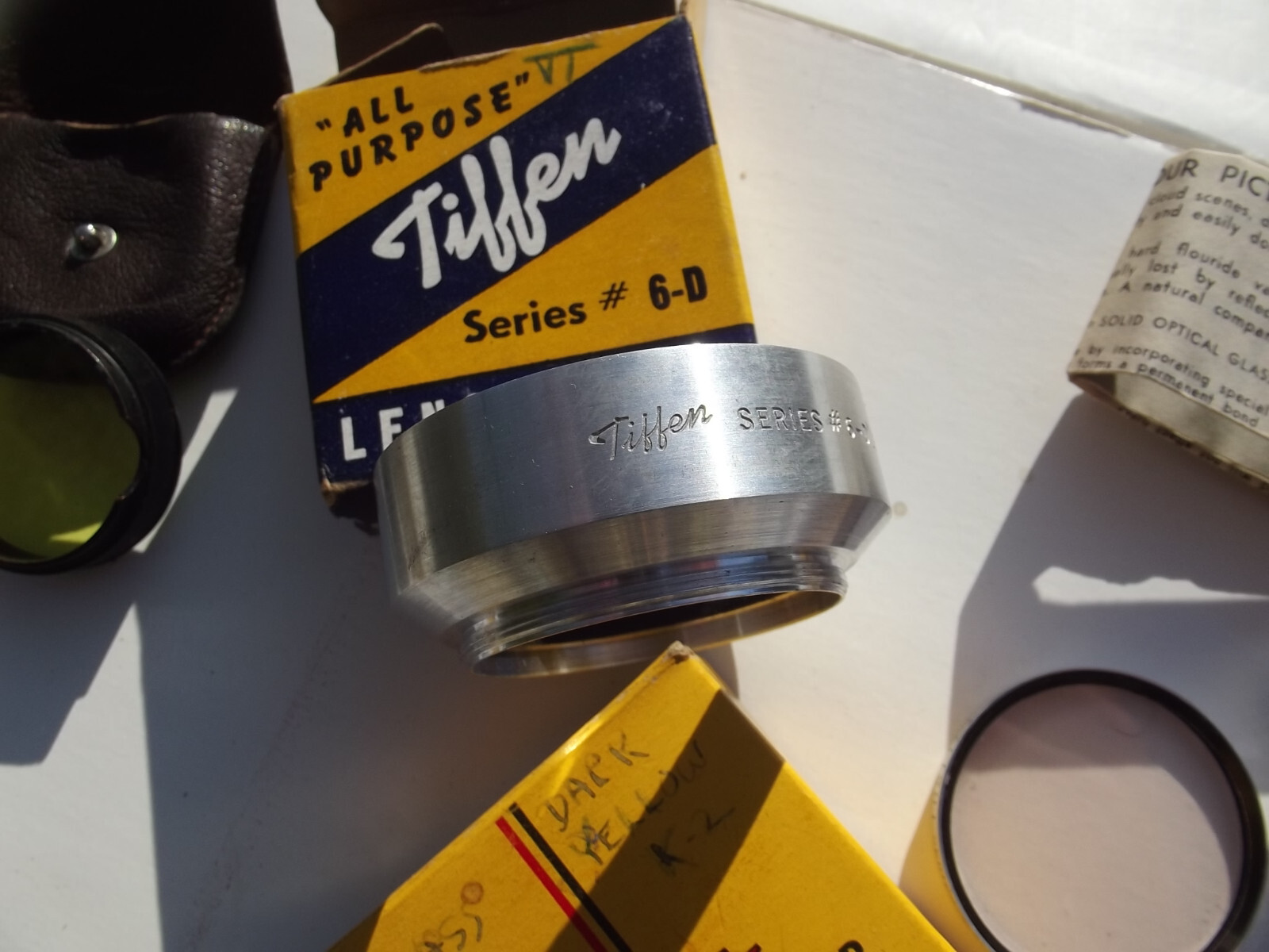 Mixed Lot of 12 – Lens Filters, Shade – Kodak, Tiffen, Bell & Howell, Omnicolor