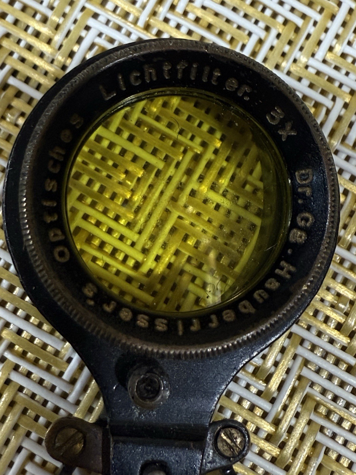 Optisches Lichtfilter. 3X Dr. GB. Hauberrisser`s Rare Robot Camera Clipon Filter