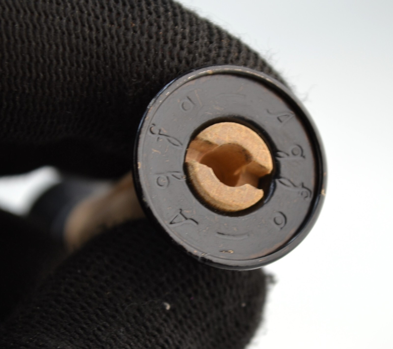 BELGIAN AGFA ORIGINAL WOODEN TAKE-UP 120mm SPOOL FOR MEDIUM FORMAT CAMERAS