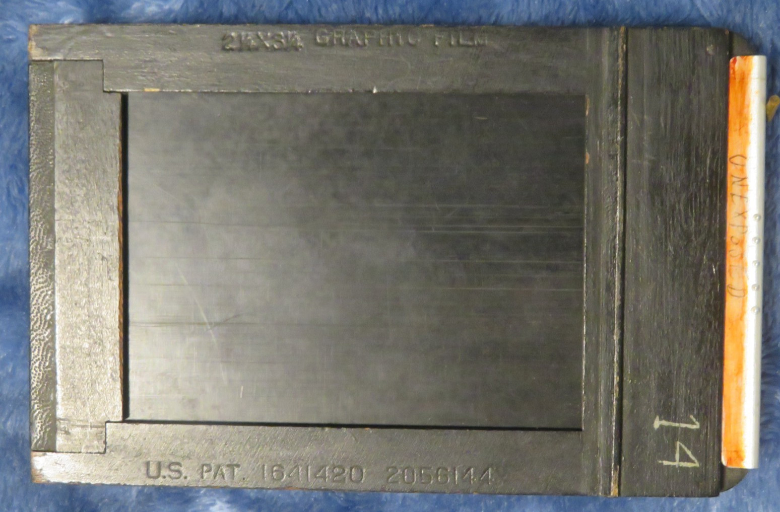 Authentic Folmer Graflex Graphic SLOTTED 2 1/4 x 3 1/4 2×3 Wooden Film Holder