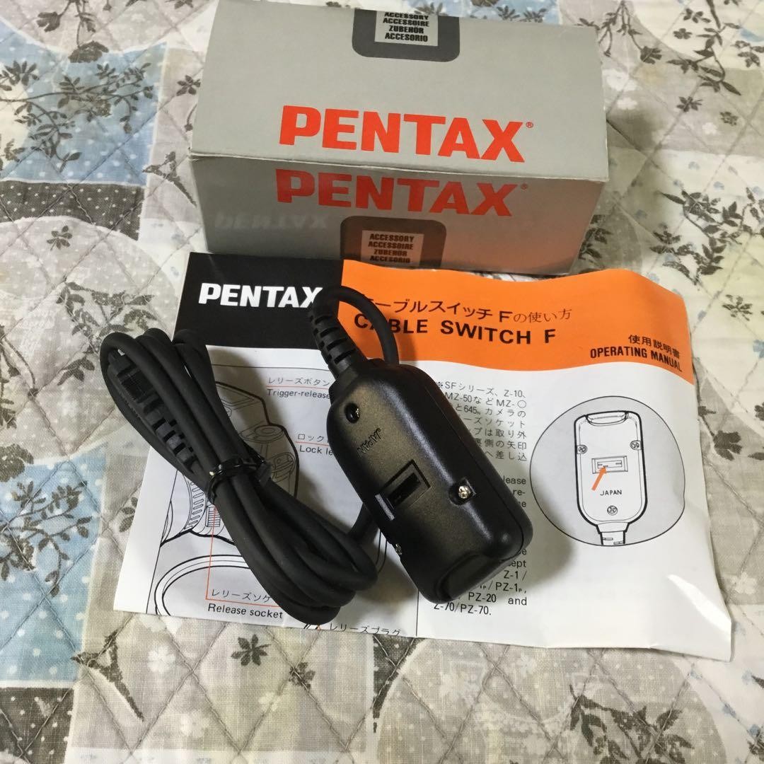 PENTAX 645 Cable Switch F Remote Shutter Release Film Camera with Box Japan Used