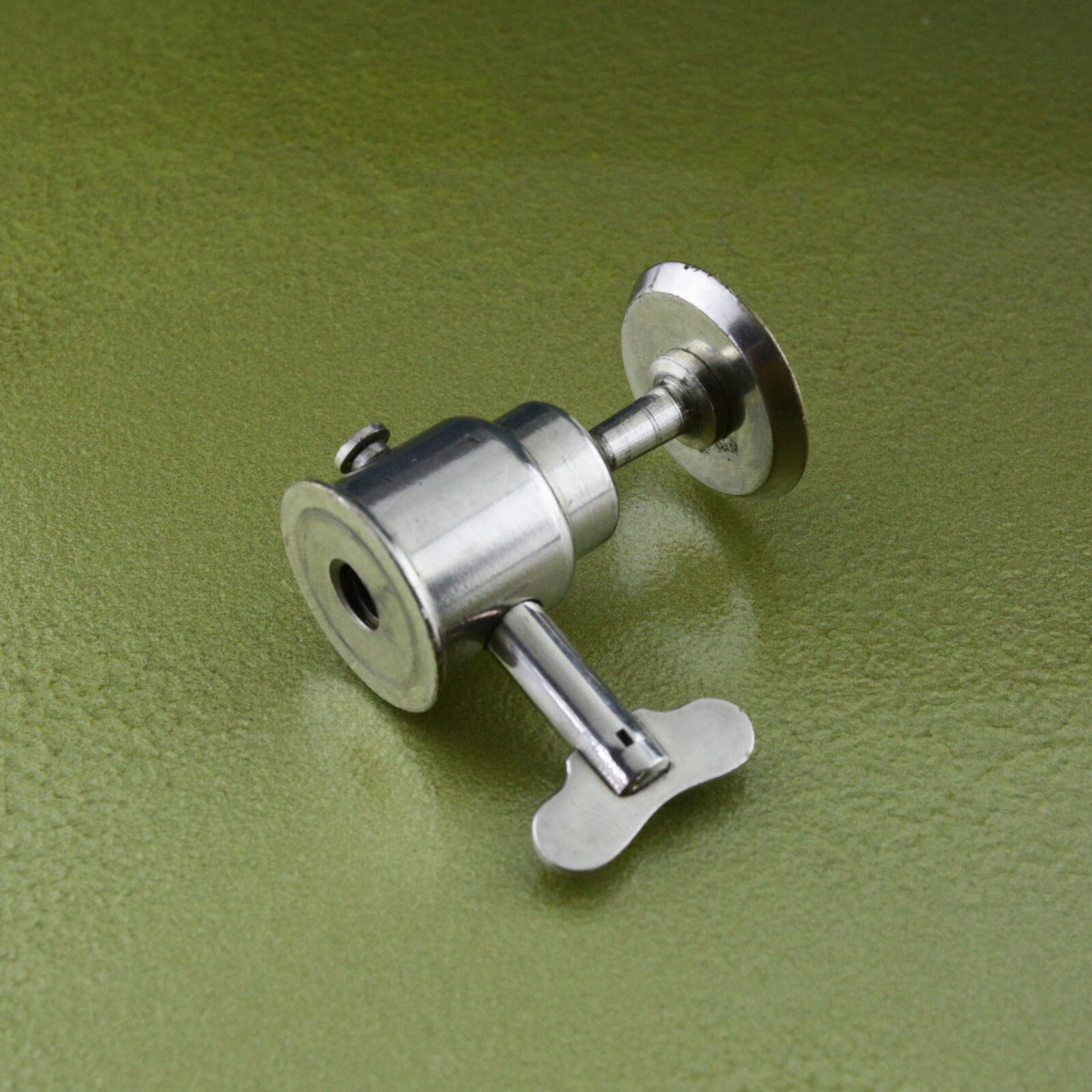 vintage ART DECO tripod BALL HEAD 3/8“ chrome finish design Germany photo ☆☆☆