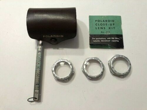 Vintage Lot of Polaroid Camera Accessories/Manuals/etc – Untested