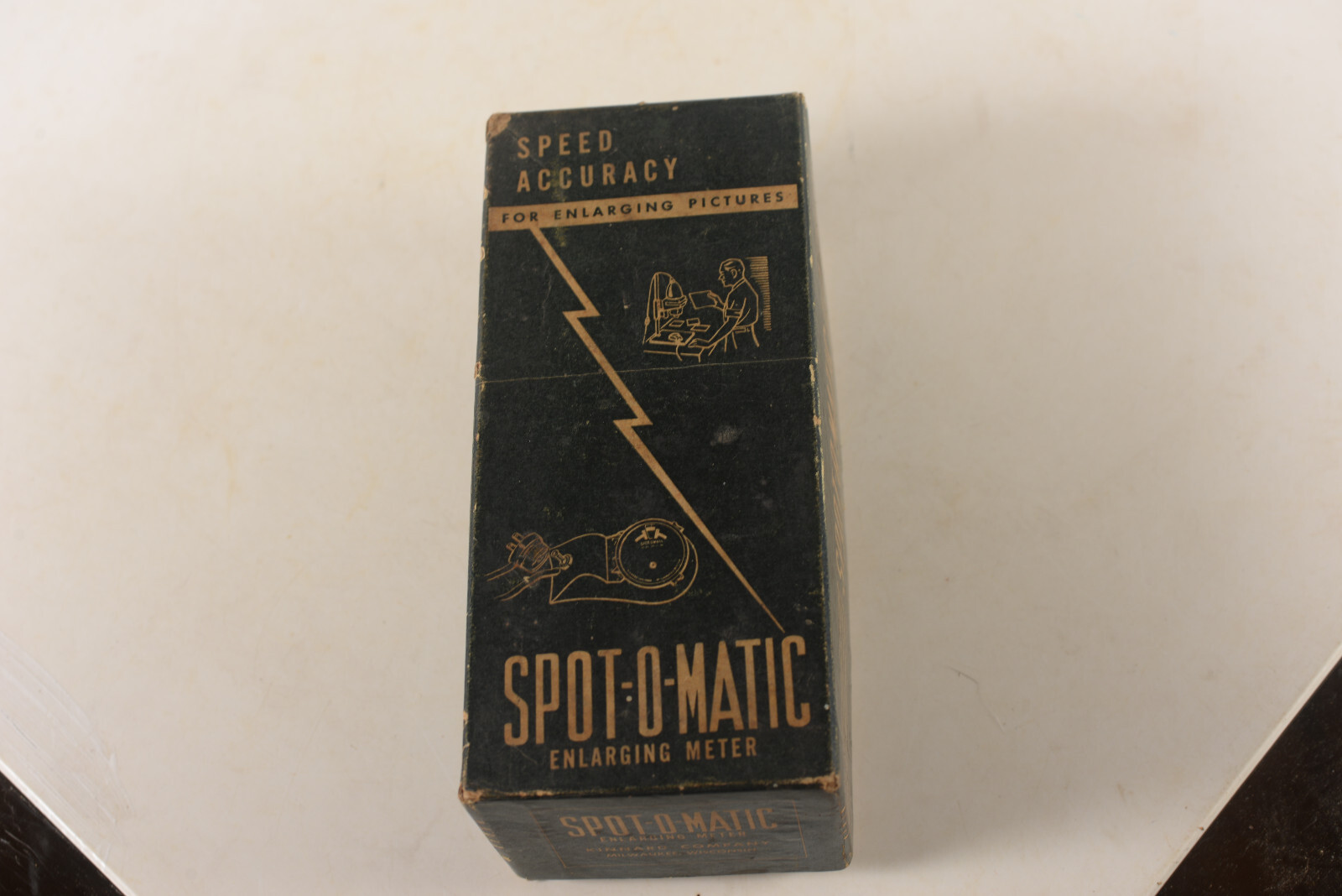 Kinnard Company Spot-O-Matic Enlarging Meter w/ box and instructions Untested