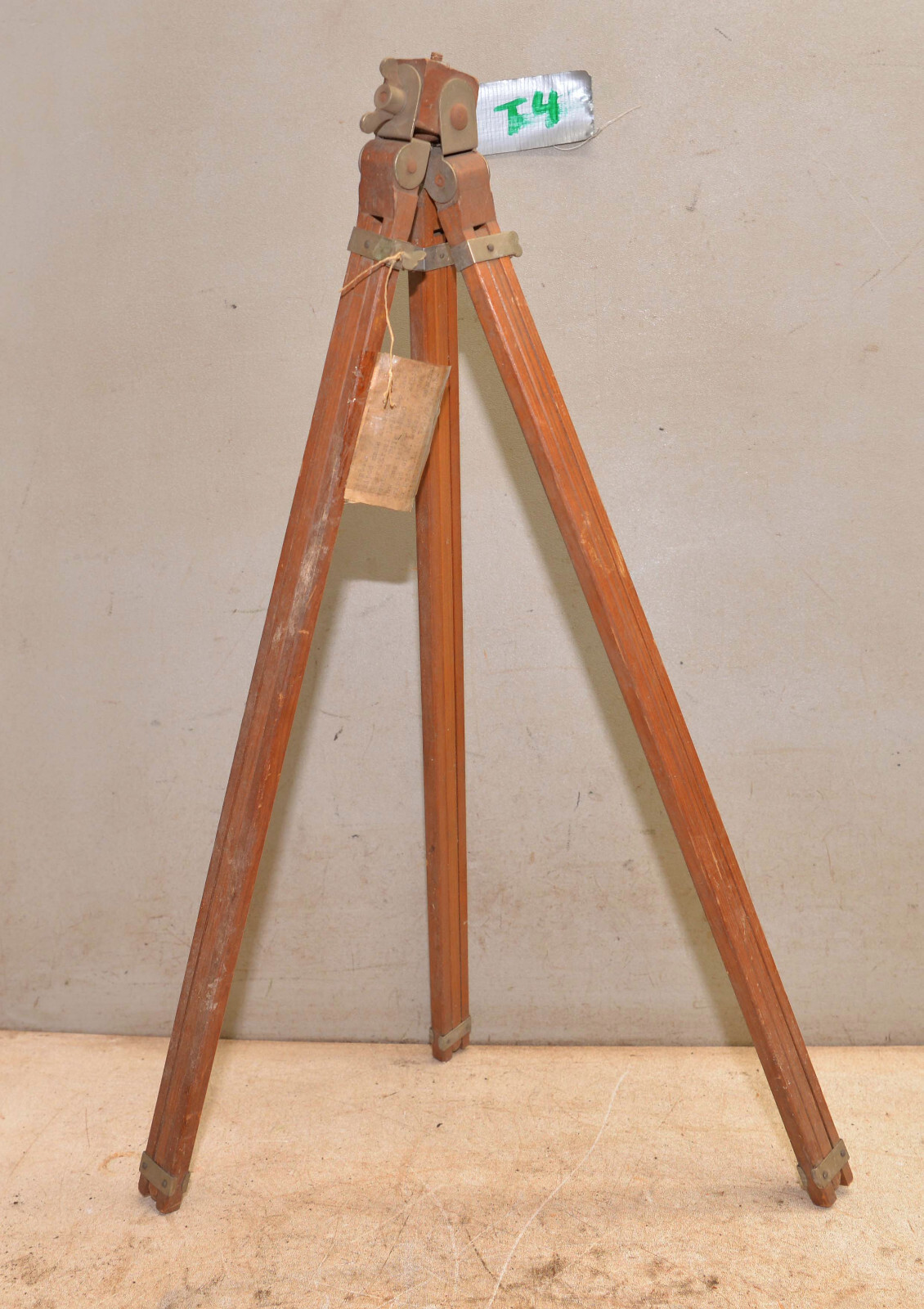 Rare camera tripod Promo Works made for Eastman Kodak wood brass collectible T4