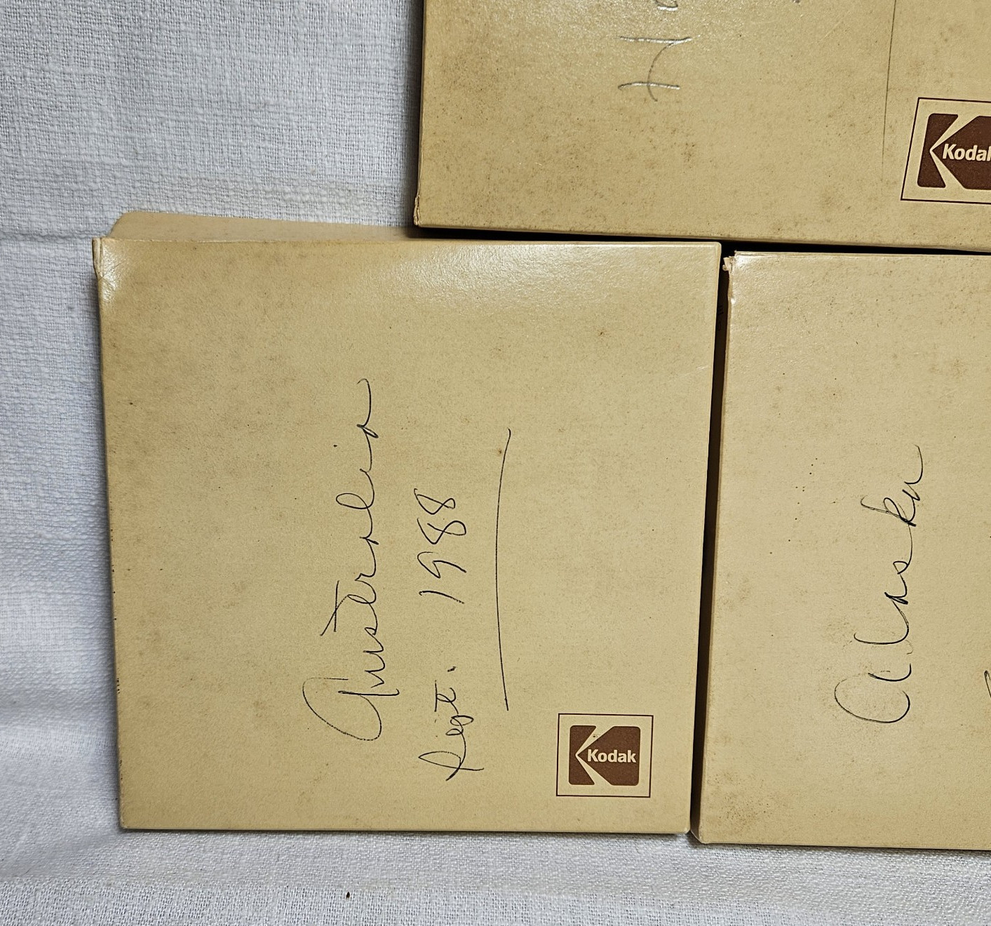 Kodak 882 Movie Reels (3) • Super 8 & 8 mm / 200 ft • Used • Labeled 1988 90 91