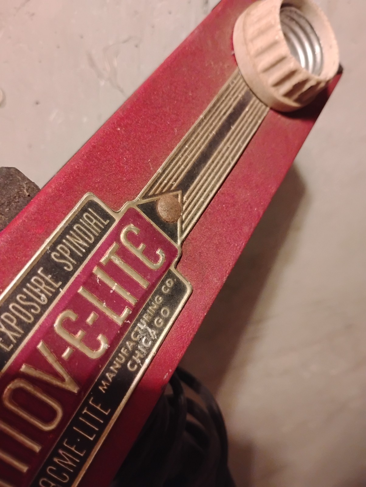 VINTAGE ACME LITE MOV-E-LITE 2-bulb filming set as is