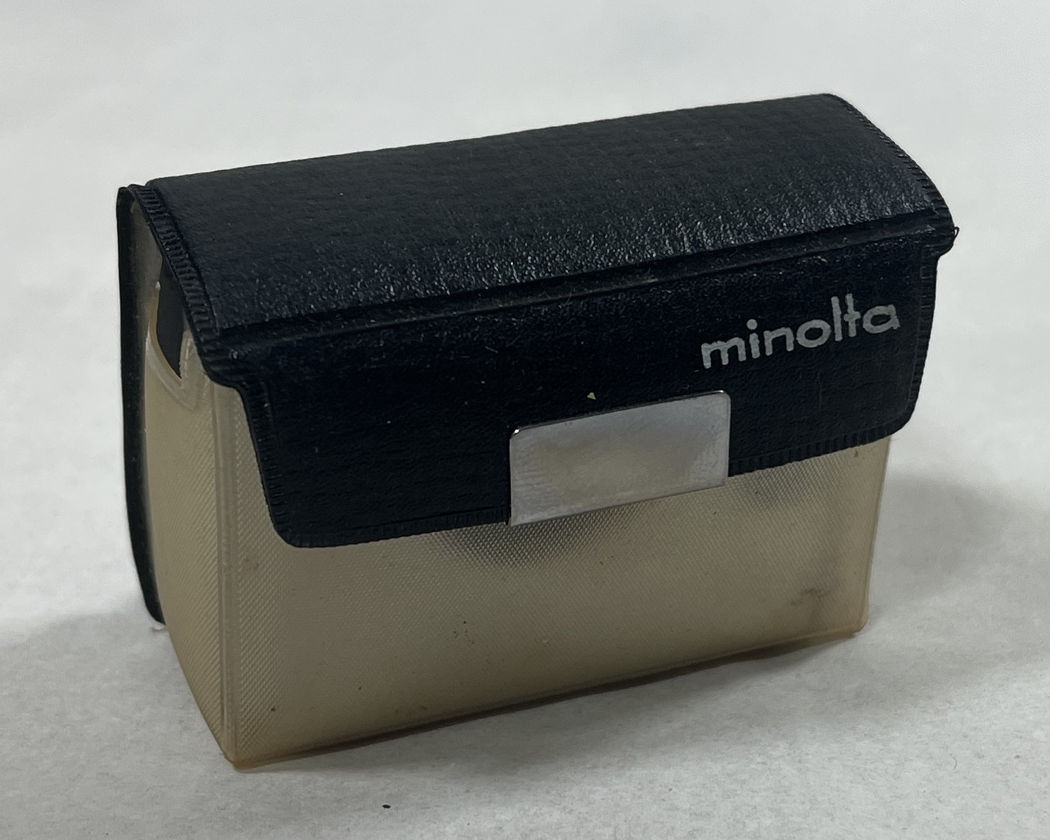 Minolta MG-S Cube Gun Flash For Minolta 16MG-S Camera – With Case