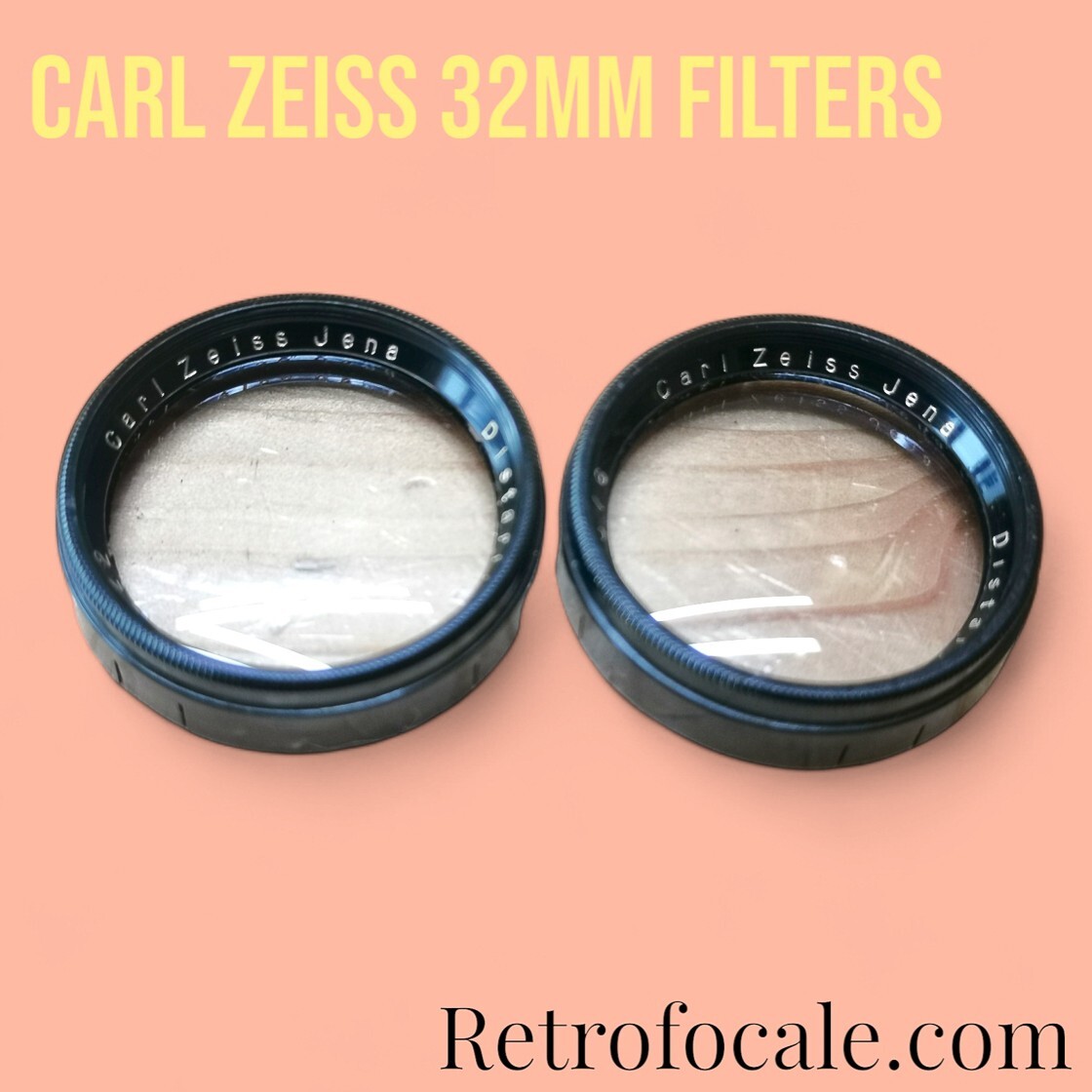 🖤 Carl Zeiss Distarlinse 32mm Filter Set🖤 Rolleiflex / Rolleicord