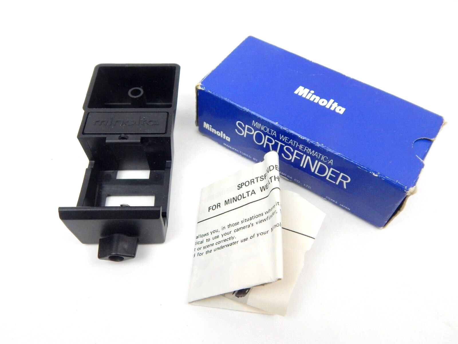 2C Minolta Weathermatic-A Sportsfinder Viewfinder w/ Instructions Box