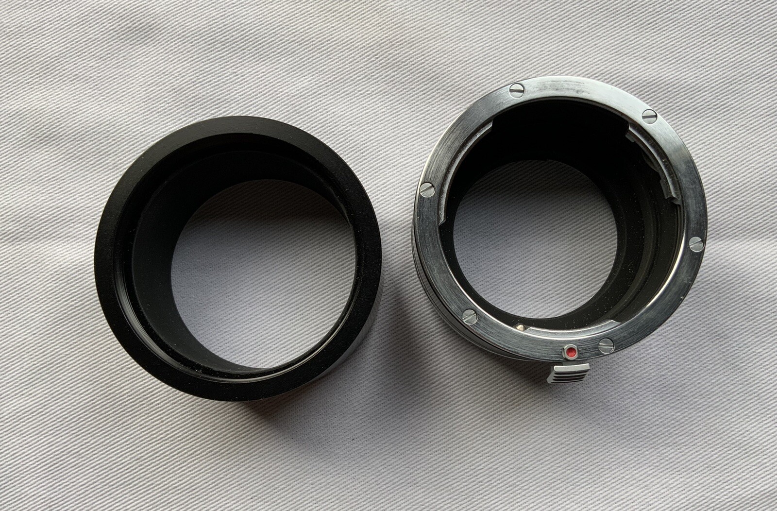 Vintage Lot E.Leitz Wetzlar 2 Piece Combination Rings 1435 And 1434.
