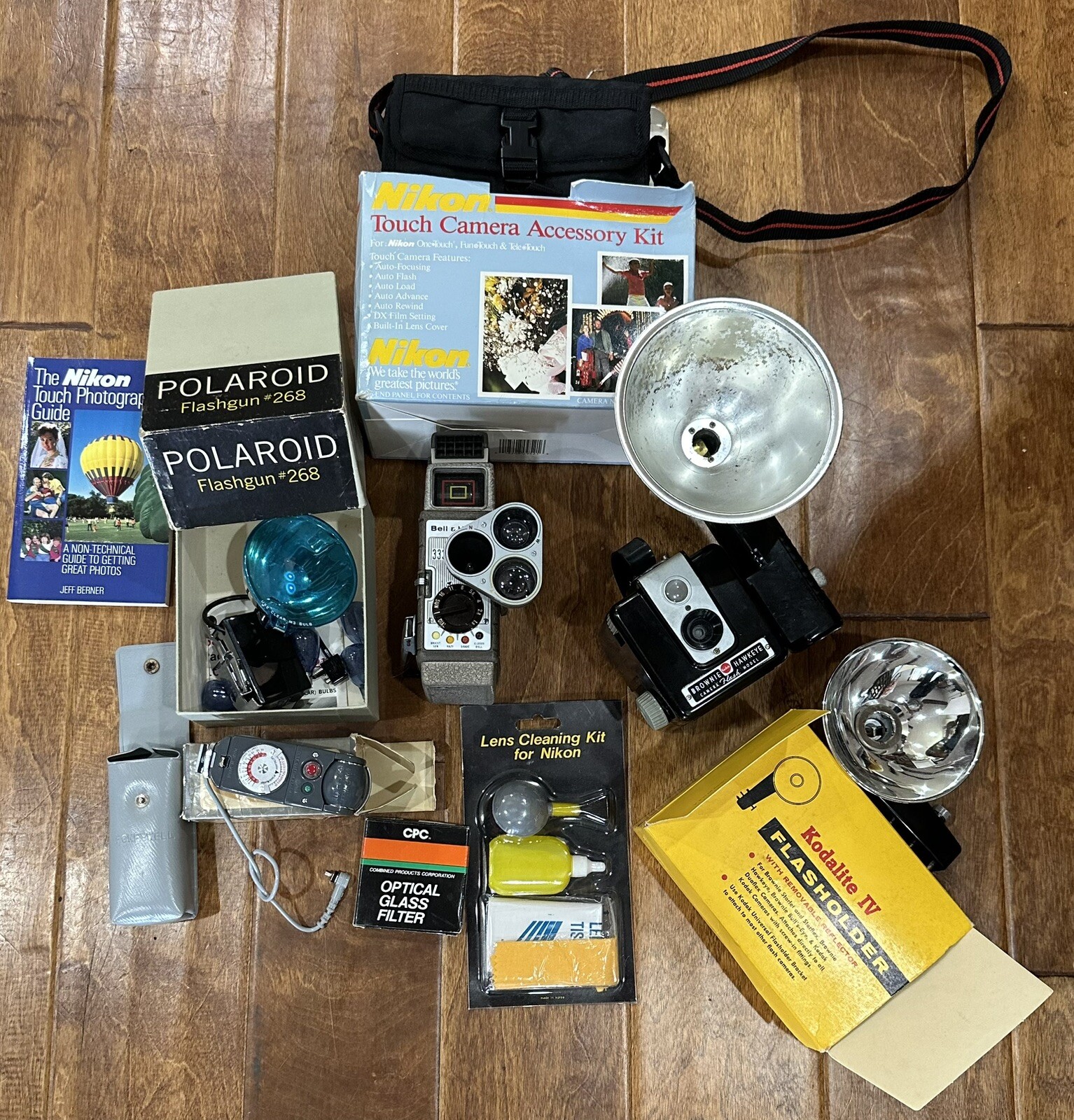 Mixed Lot Of Vintage Camera Accessories Parts Untested