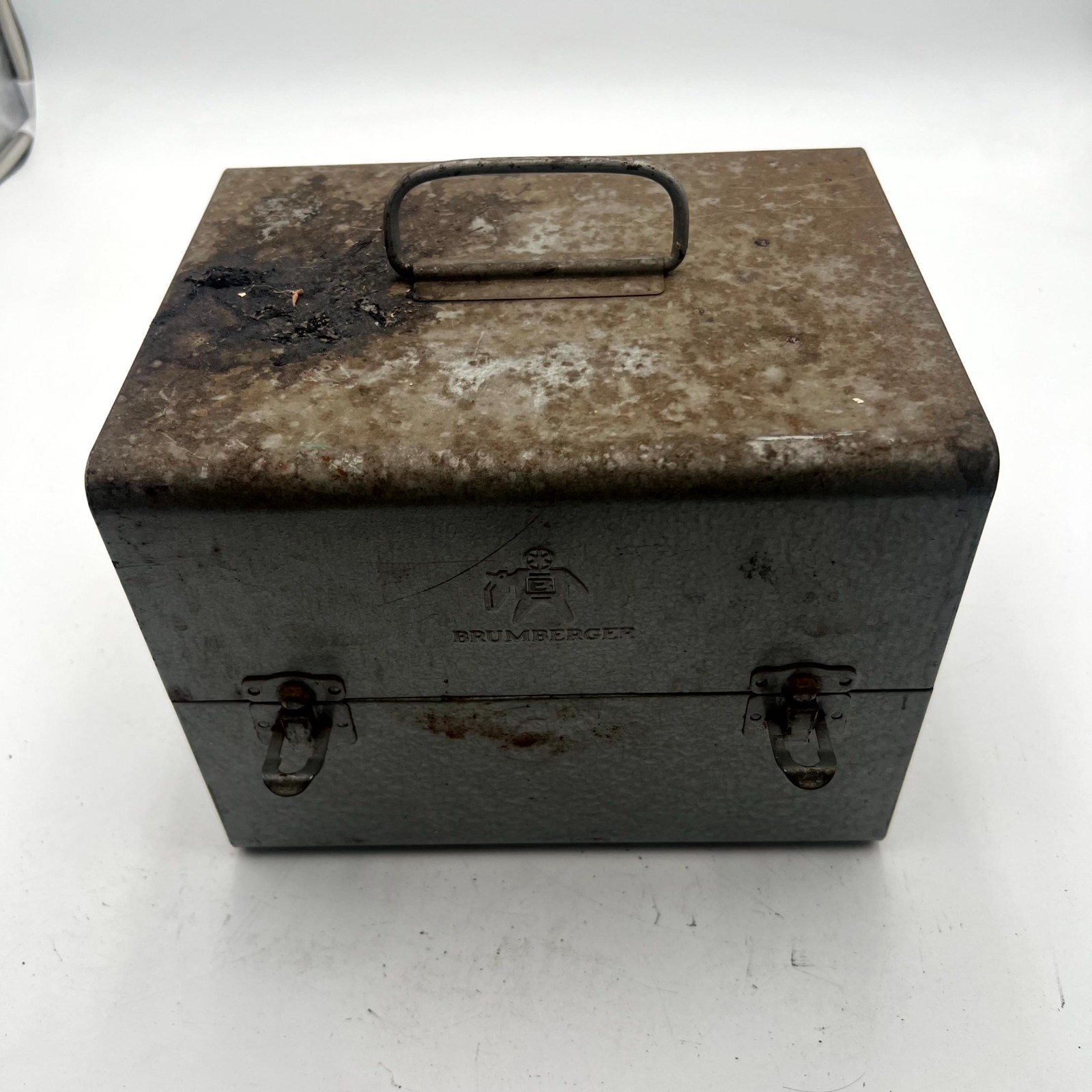 Vintage DuPont Film Reel Canister 16mm Movie Reel Metal Storage Case 12 Inch
