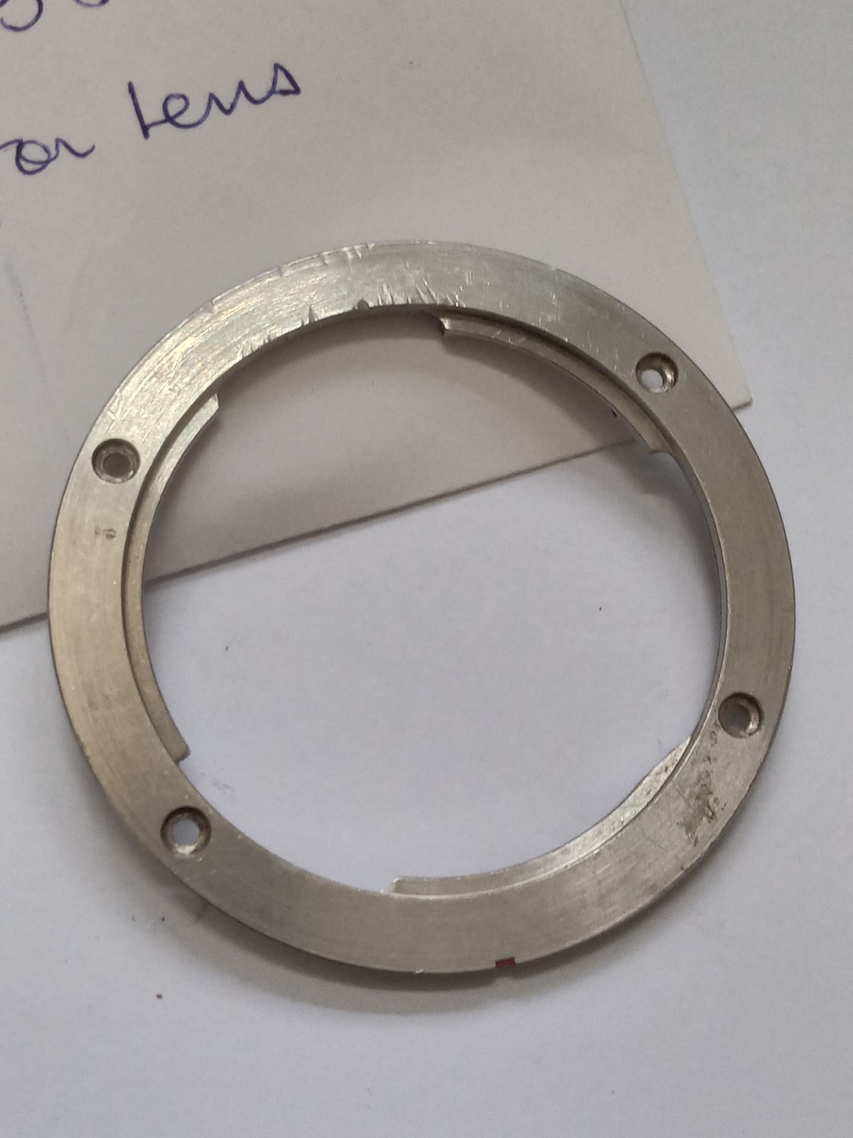 Contax 138 Quartz Lens Mount Original Used Spare Part