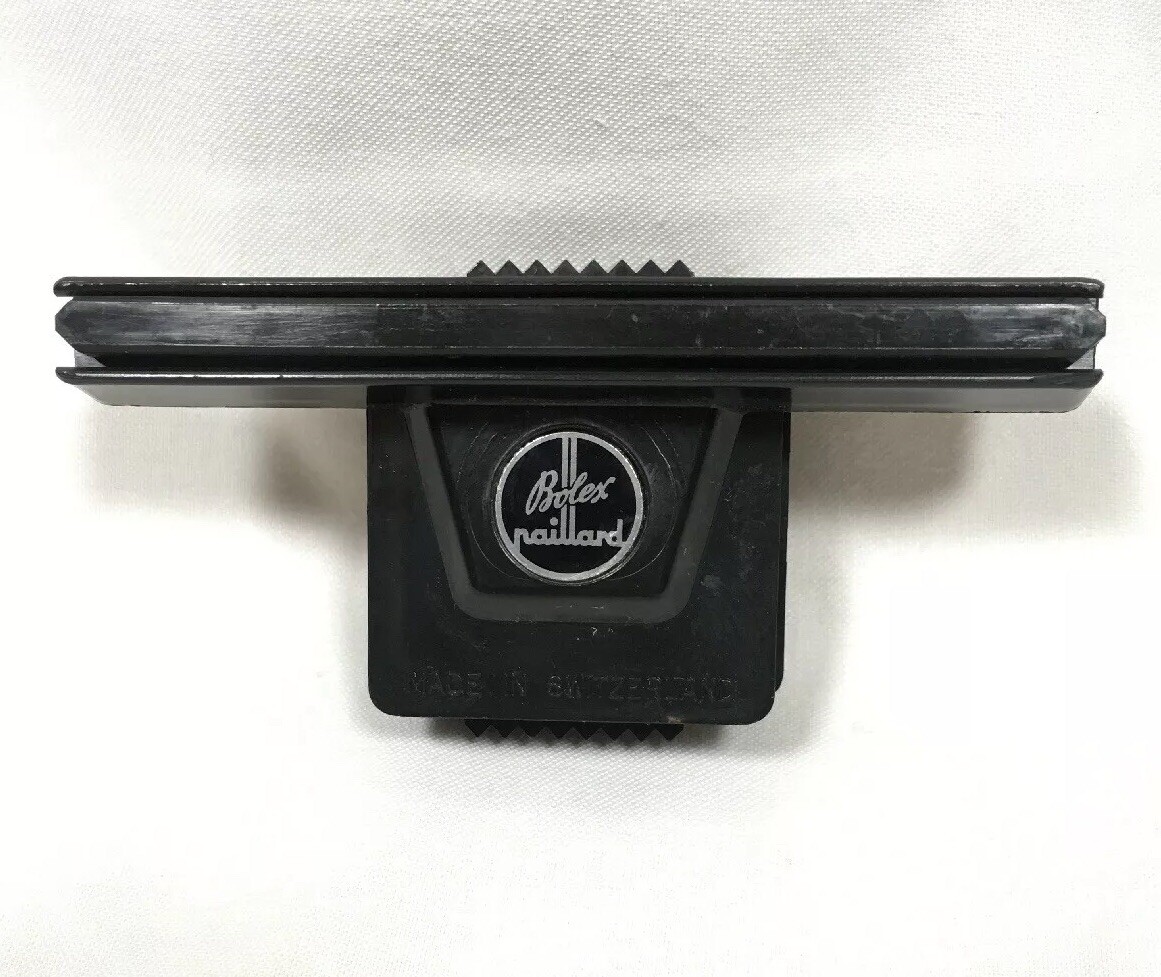 Vintage Bolex Paillard Camera Attachment Adjustable Rail Made in Switzerland