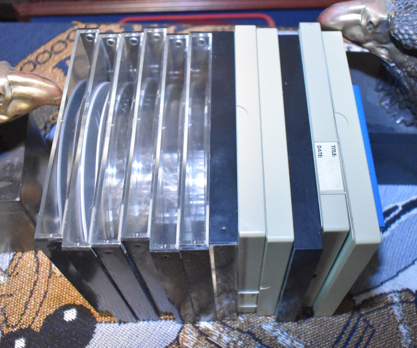 Lot of 13 Empty Reel to Reel Cases 400 Baia and others