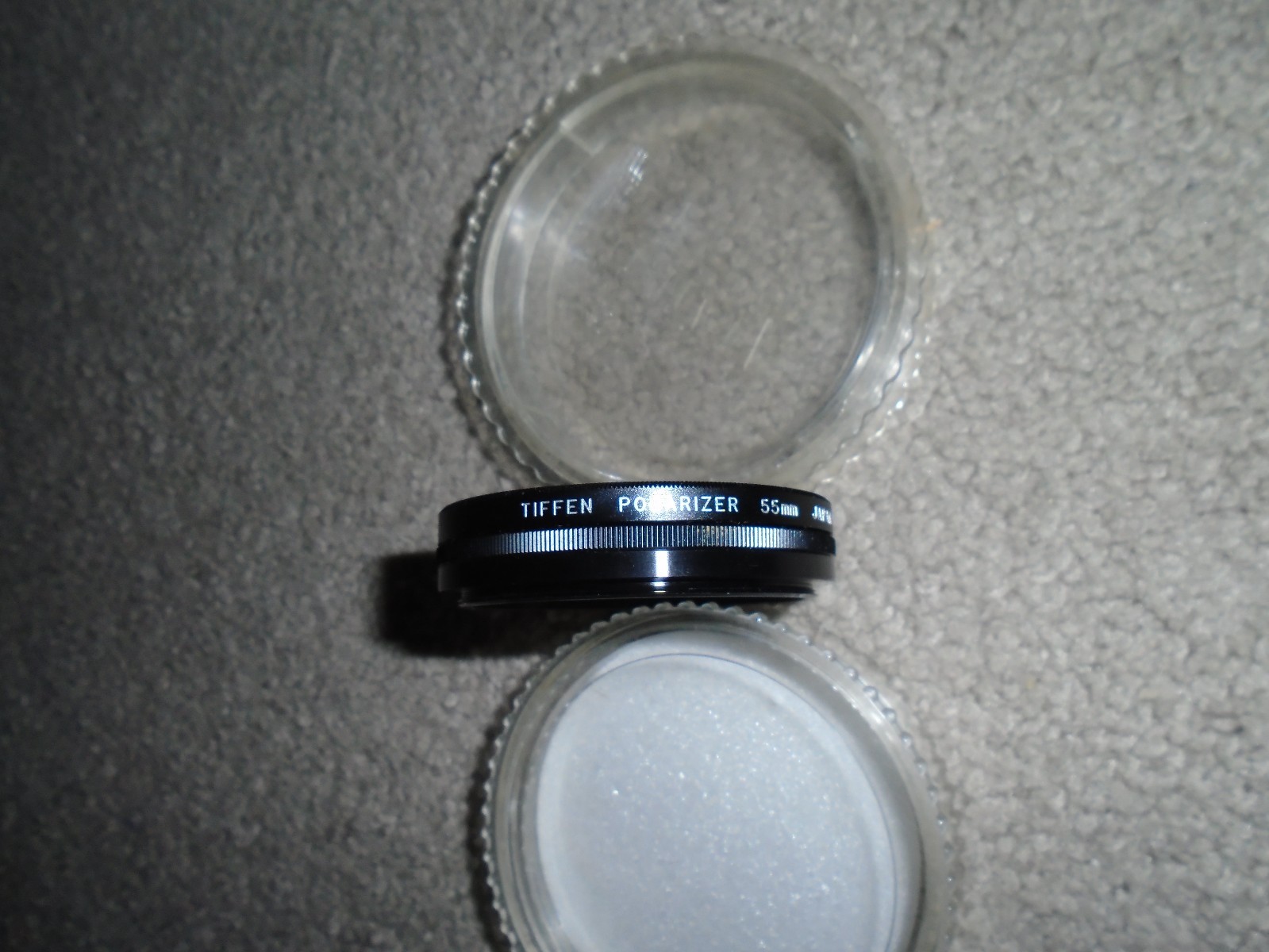 7 VINTAGE CAMERA LENS 55MM FILTERS HOYA, TIFFEN, STAR-D, SEARS, SOME ORIG. BOXES