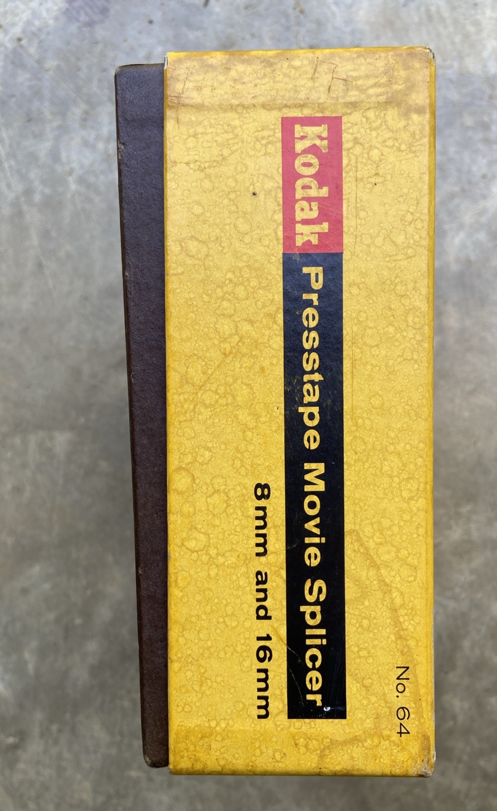 Kodak Presstape Movie Splicer 8mm And 16mm Original Box No 64 Vintage USA Made