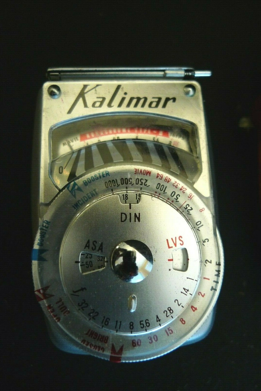 VINTAGE KALIMAR KODACHROME TYPE II LIGHT EXPOSURE METER CAMERA GAUGE JAPAN 1950