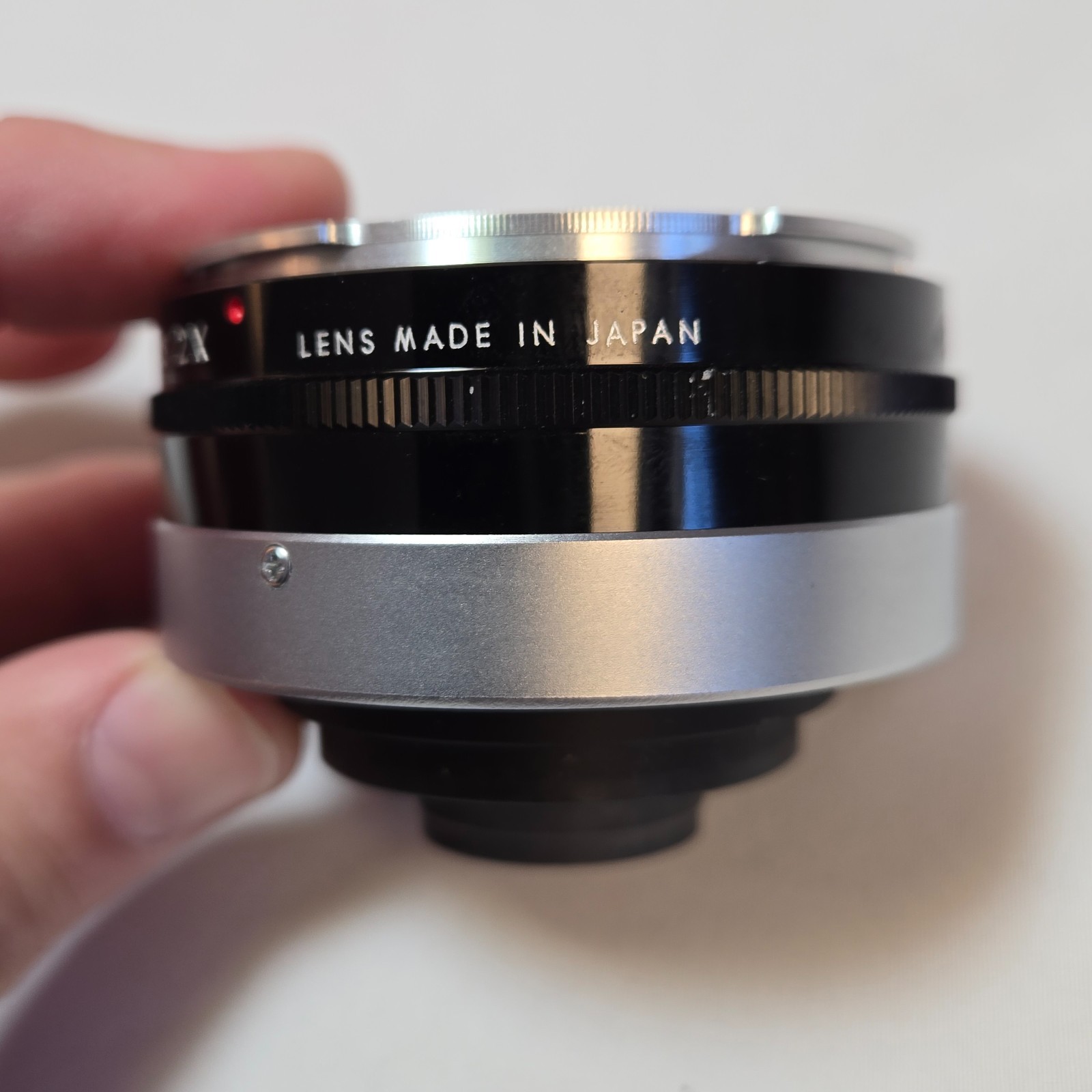 Samigon Auto Teleplus 2x Teleconverter Case & Caps Japan 35mm Vintage Camera