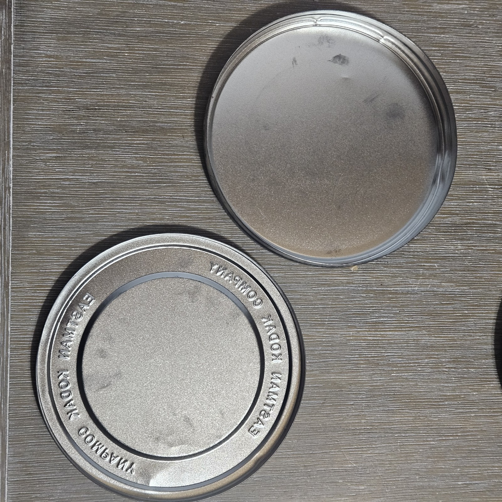 2 Vintage 7.25” Empty 8MM Film Canister Cases – Kodak and Goldberg Brothers