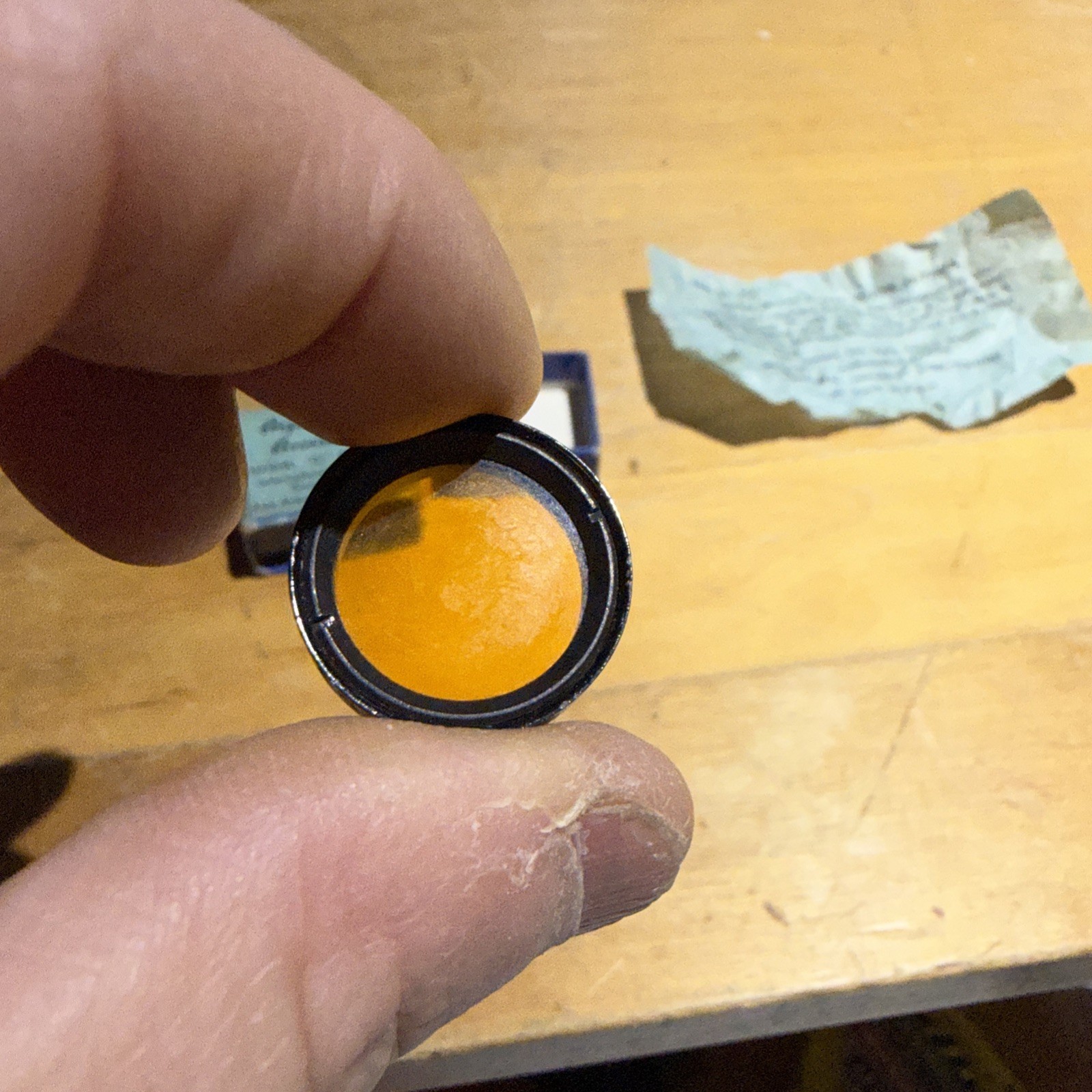 Argus Lens Accessory No. C-63 for Model “C” Light Yellow 4X Filter *RARE*