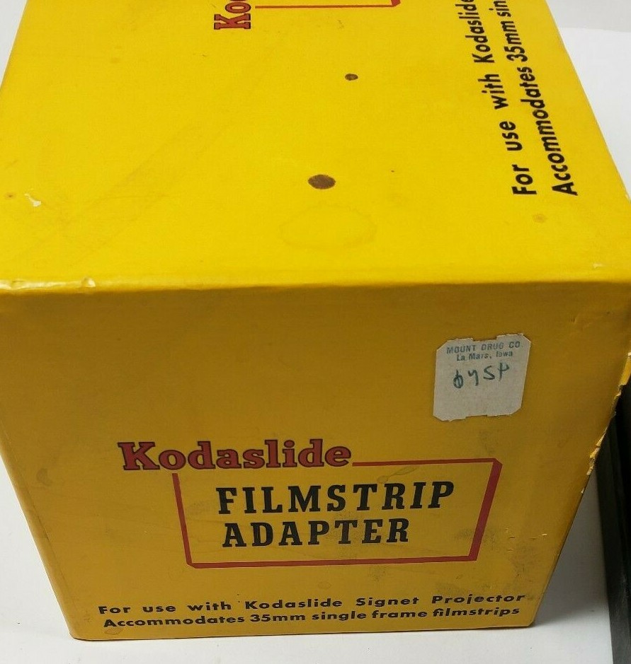 Kodaslide Filmstrip Adapter for use with signet projector 35mm with original box