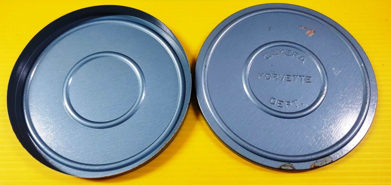 Korvette Camera Dept w/ Metal Movie Reel for Super 8 Film 8mm – EMPTY