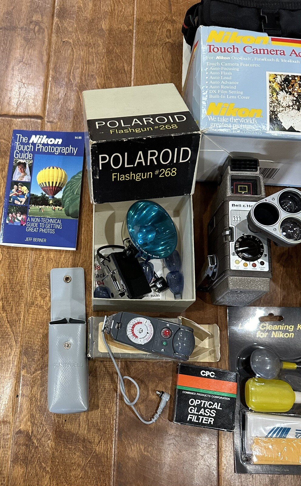 Mixed Lot Of Vintage Camera Accessories Parts Untested