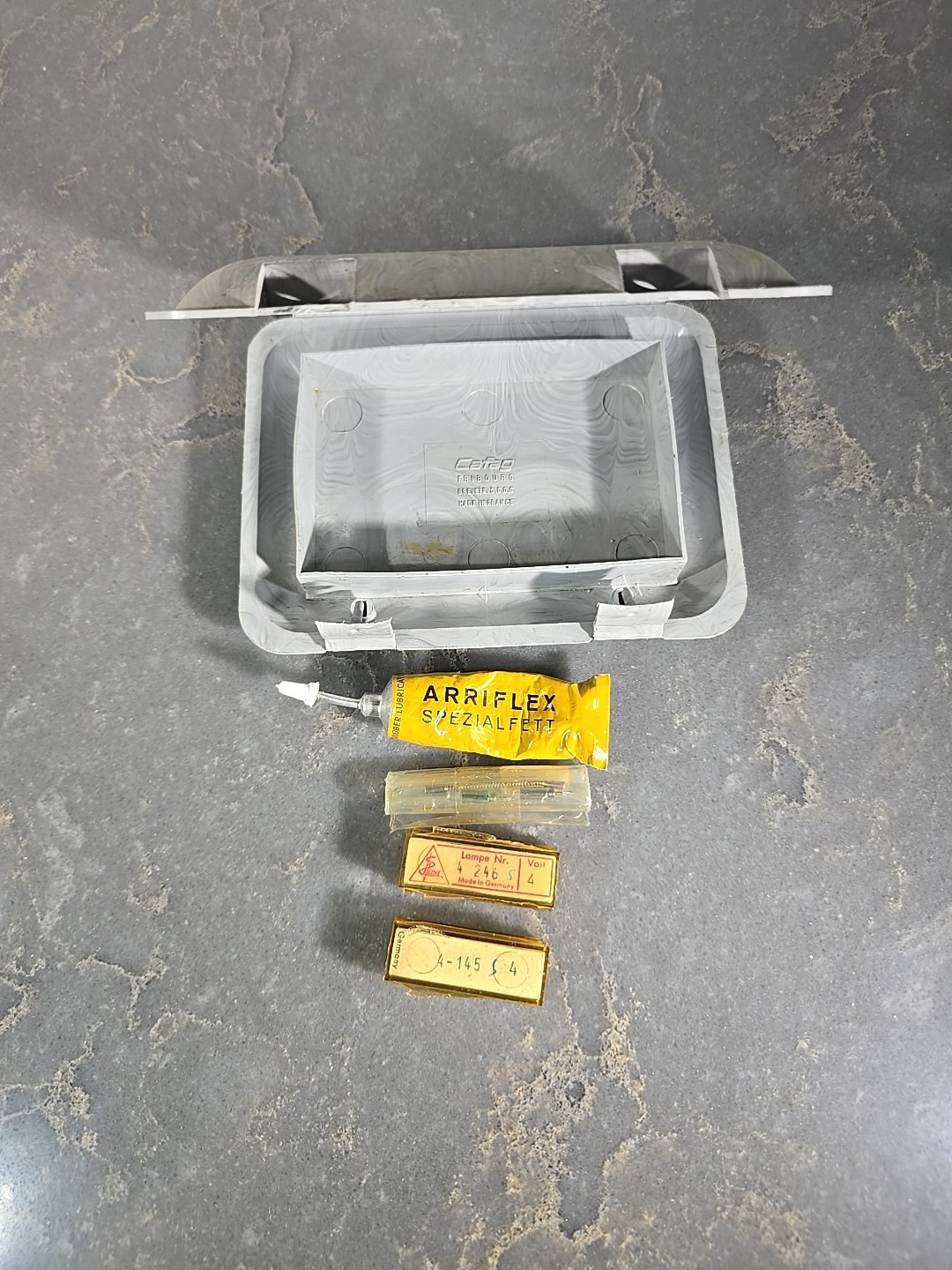 Arriflex Arri Spezialfett Kluber Lubrication, Cafag Container, Small Bulbs Film