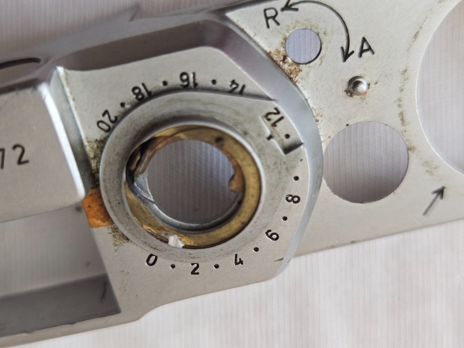 Original OEM Parts Leitz Leica IIIc/IIIf Top Plate 3F/3C IIIC/IIIF (S#: 569xxx)