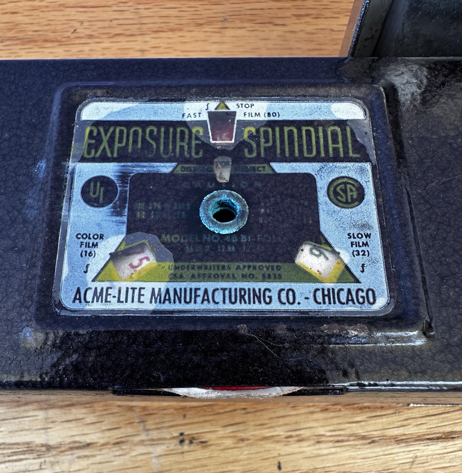 Vintage – Acme “mov-E-lite” Bi-Fold Lamp Bar Chicago Co.