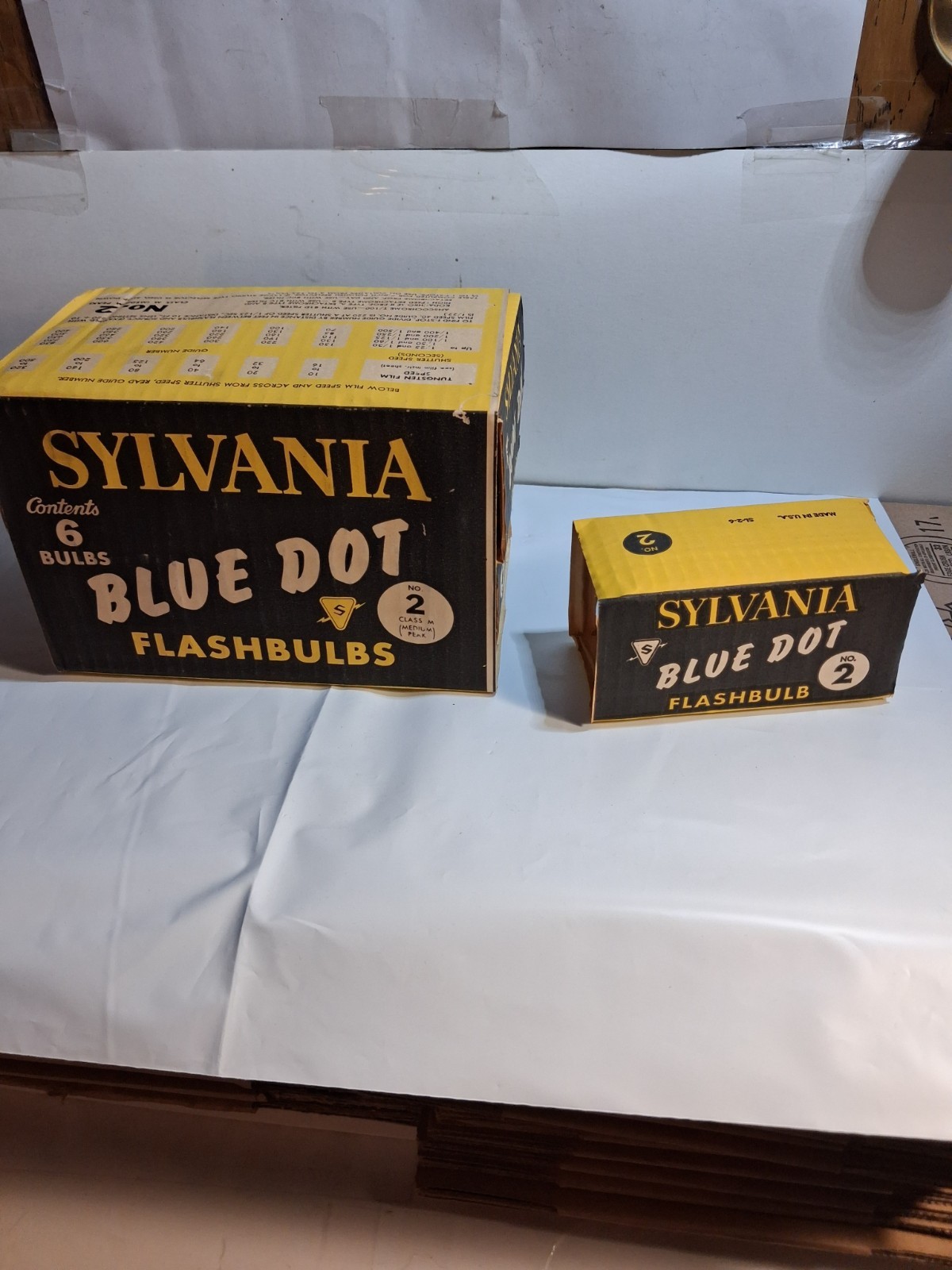 Sylvania Wabash Superflash No. 2 flashbulbs 6pk