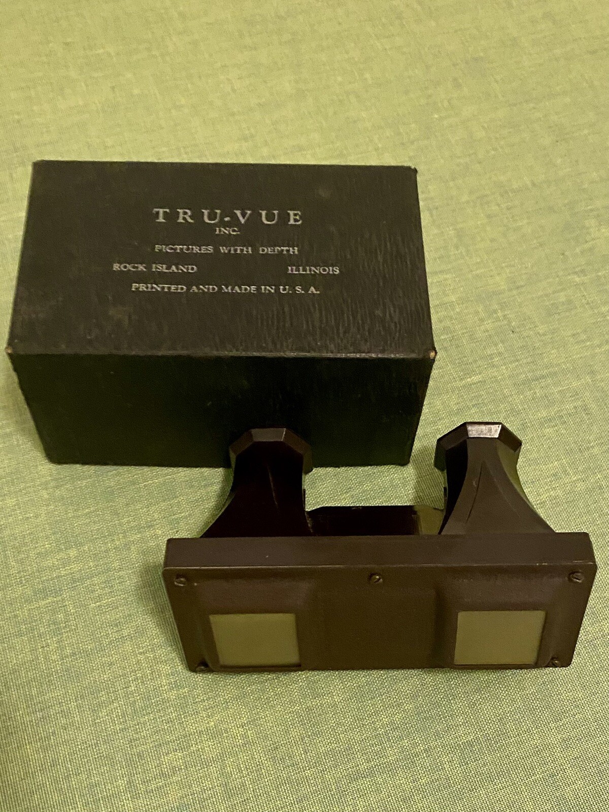 VTG LOT: Tru-Vue/Eastman Kodak KODASLIDE Compartment File/4 Slides SOLD AS IS