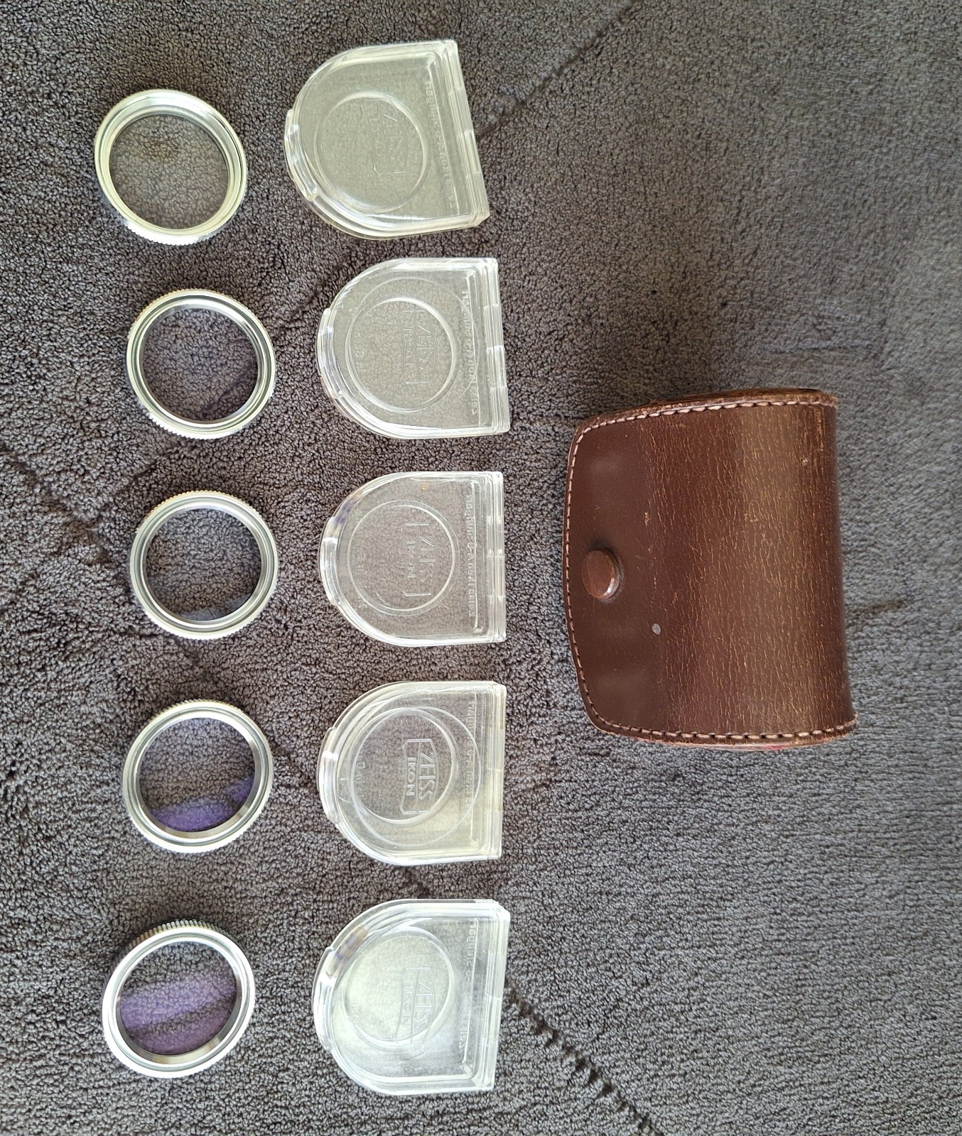 Vintage Carl Zeiss Ikon A G Stuttgart Proxar Lenses Germany Set Of 5