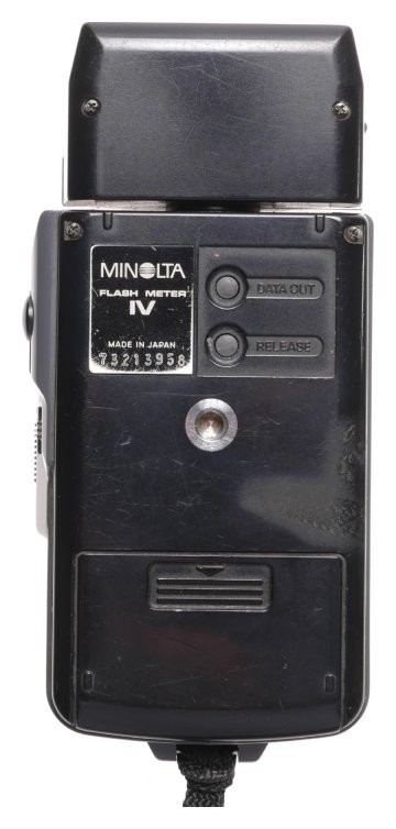 Minolta IV electronic flash meter used cased light exposure meter