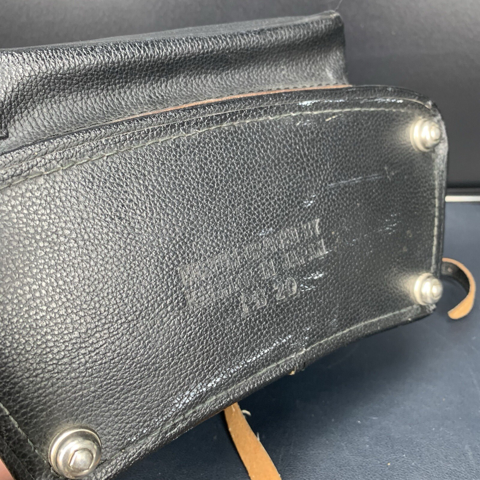 Rare Vintage Kali Bag Retro Film Camera Leather Case PB20 Handcrafted In Japan