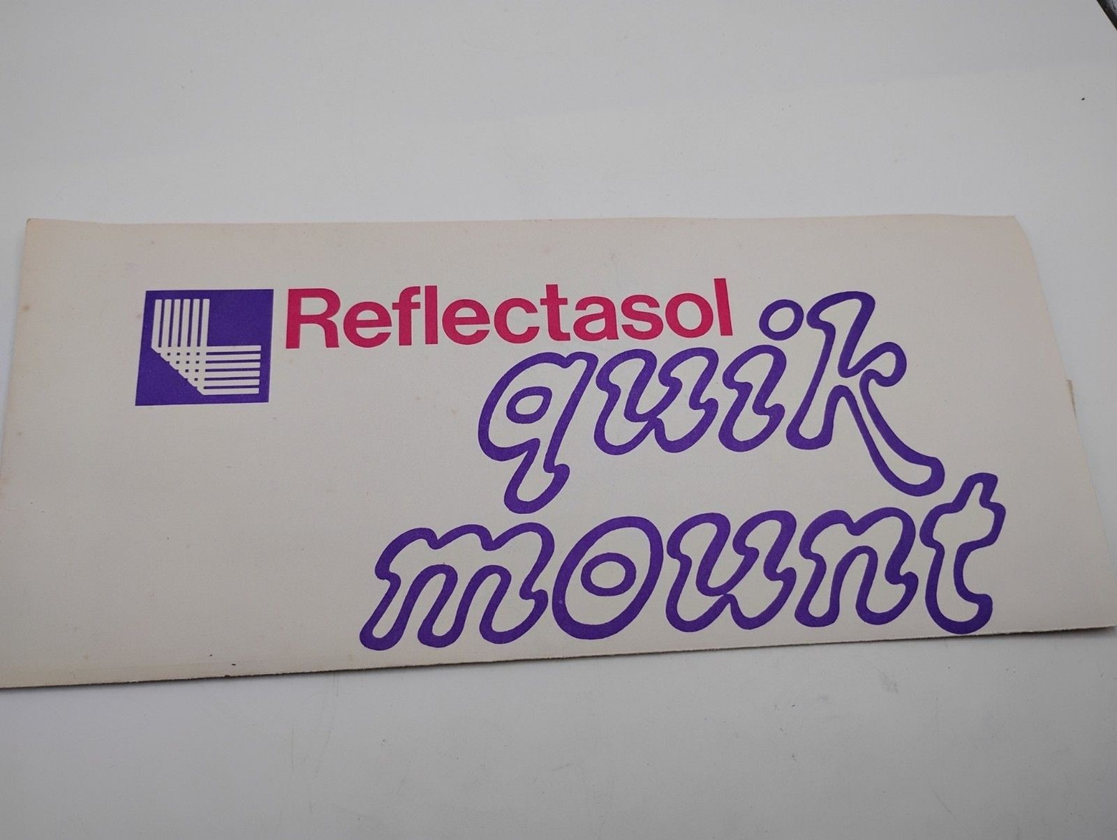 Reflectasol Soft Shoulder Light Larson Enterprises 1973 With Decals And Receipt