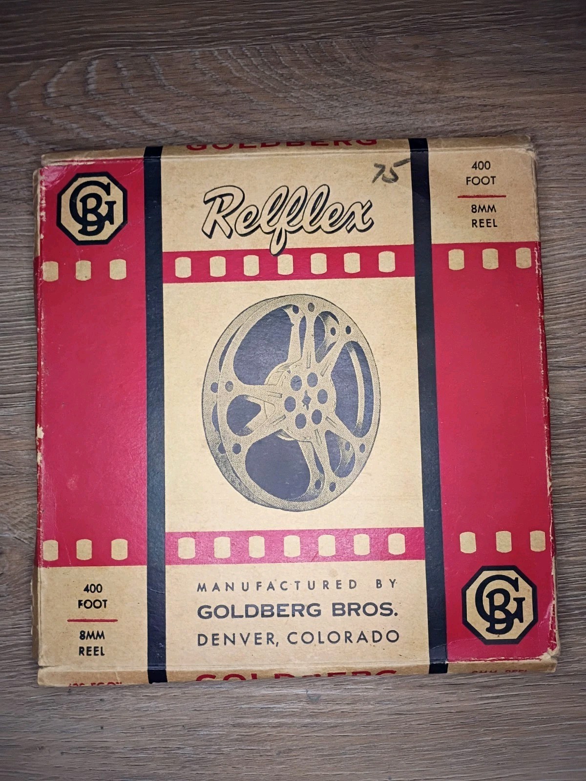 Relflex 400foot 8mm Reel Used, Time Capsule, Unknown Contents On Film. Untested