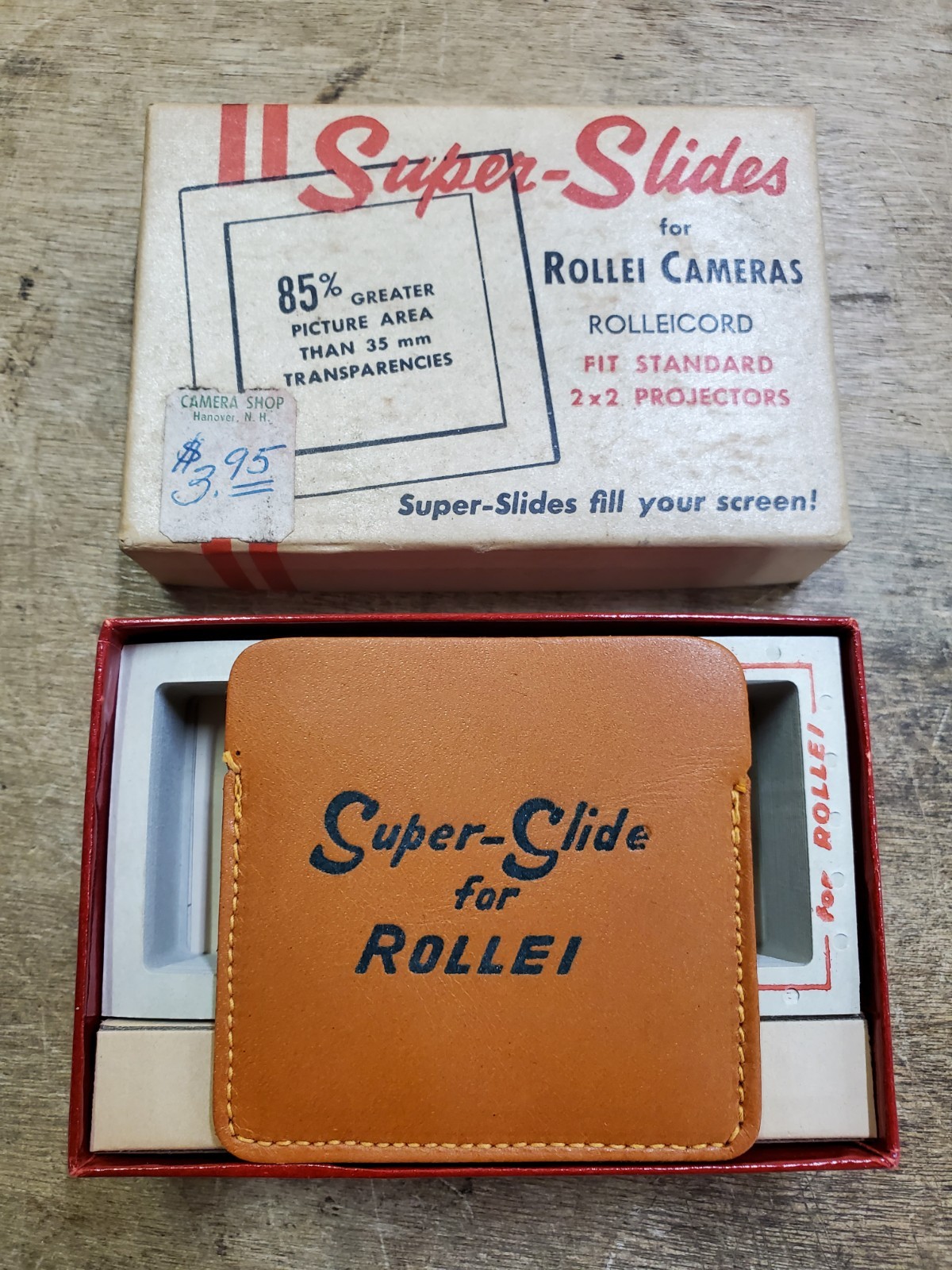 Vintage Super-Slides For Rollei Rolleiflex Cameras, Fits 2×2 Projectors, NOS