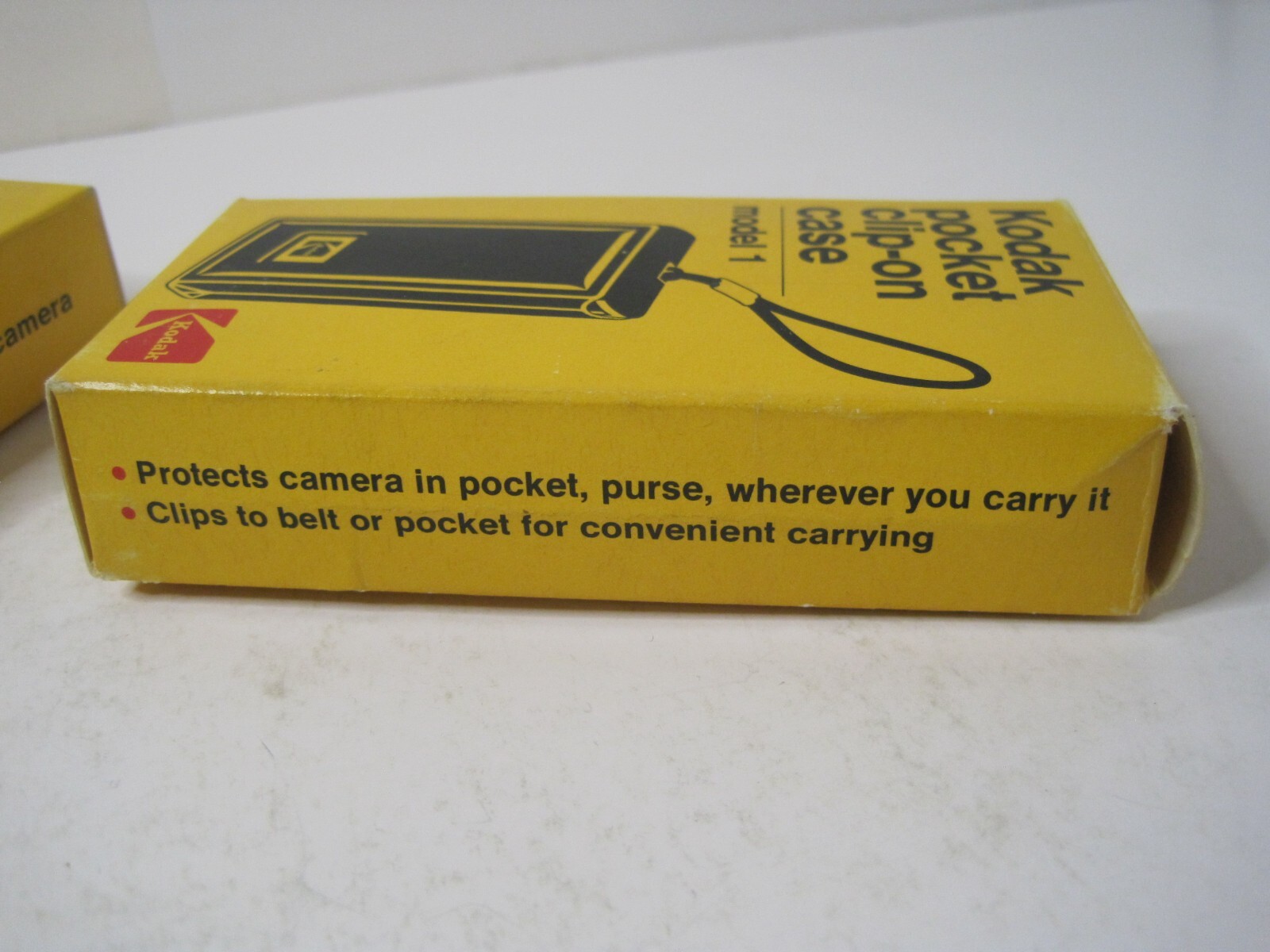 Lot of 2 Kodak Pocket Clip-on Case Model 1 C 18C For Kodak Instamatic 10 Camera