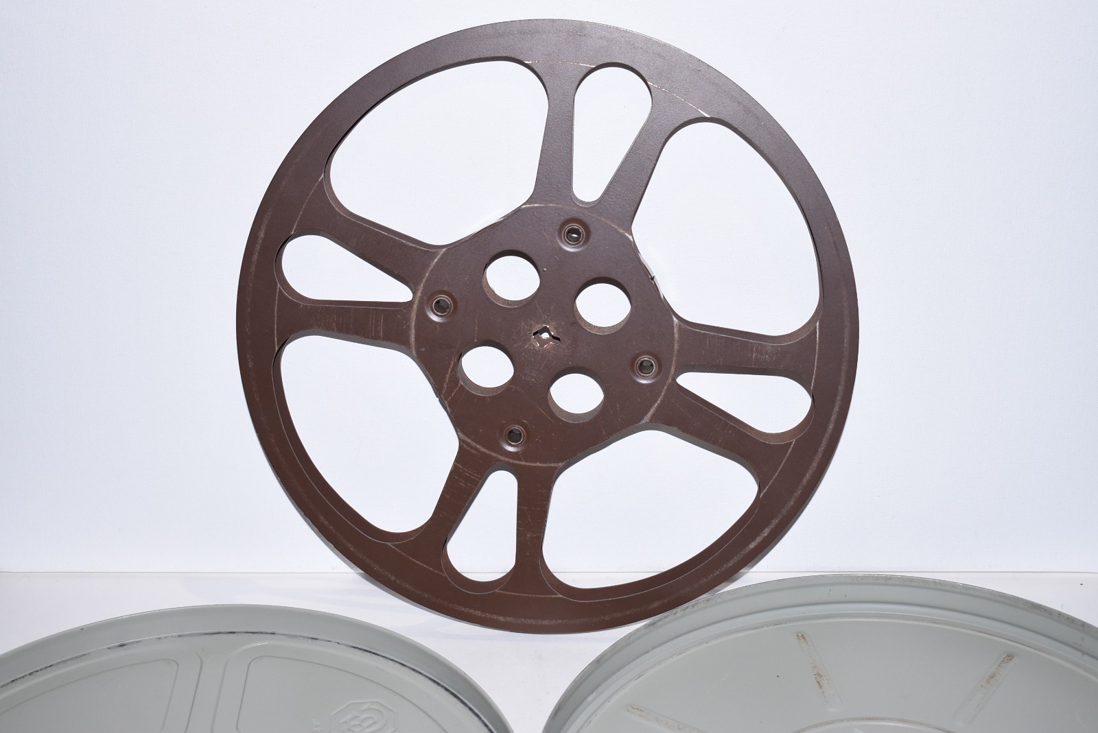 Vintage Goldberg 16mm Film Reel – Empty 12” Diameter with Canister
