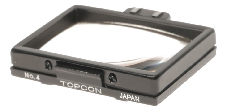 No.4 Topcon Grid squares Focussing screen SLR camera ground glass