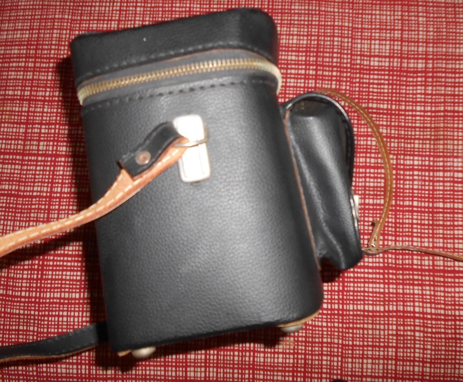 Vintage JAPAN Leather Camera Kali-Bag With Shoulder Strap